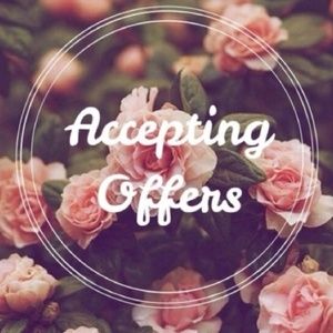 Accepting all reasonable offers!